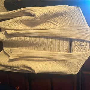 Cable knit cardigan